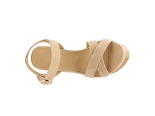 Load image into Gallery viewer, RAG&CO CHOUPETTE SUEDE LEATHER BLOCK HEELED SANDAL