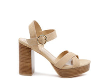 Load image into Gallery viewer, RAG&CO CHOUPETTE SUEDE LEATHER BLOCK HEELED SANDAL