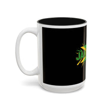 Load image into Gallery viewer, Jamaica Flag Two-Tone Accent Mug — 11oz/15oz