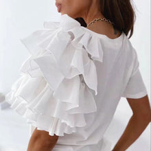 Load image into Gallery viewer, Sweet Carnation Ruffle Top