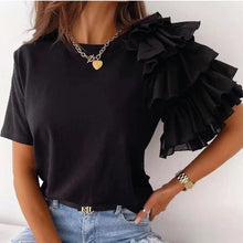 Load image into Gallery viewer, Sweet Carnation Ruffle Top