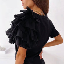 Load image into Gallery viewer, Sweet Carnation Ruffle Top