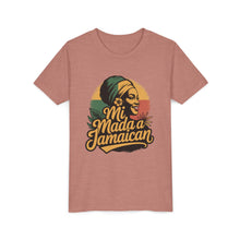 Load image into Gallery viewer, Youth Tee - "Mi Mada a Jamaican" Kids T‑Shirt