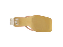 Load image into Gallery viewer, LITCHI CRYSTAL LINED THONG BLOCK HEELED SANDAL