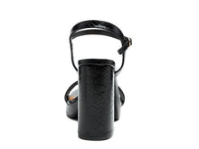 Load image into Gallery viewer, Merengue Metallic High Block Heel Sandal