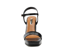 Load image into Gallery viewer, Merengue Metallic High Block Heel Sandal