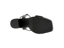 Load image into Gallery viewer, Merengue Metallic High Block Heel Sandal