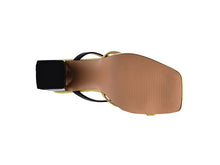 Load image into Gallery viewer, Marve Block Heel Thong Sandals