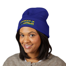 Load image into Gallery viewer, Jamaica Strong Embroidered Cuffed Beanie — Reggae Flag Knit Hat