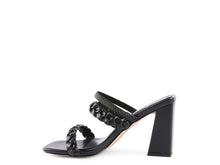 Load image into Gallery viewer, ARNIE BRAIDED BLOCK HEELED SLIDER SANDALS