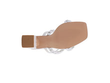 Load image into Gallery viewer, ARNIE BRAIDED BLOCK HEELED SLIDER SANDALS