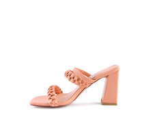 Load image into Gallery viewer, ARNIE BRAIDED BLOCK HEELED SLIDER SANDALS