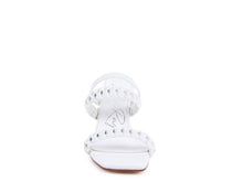 Load image into Gallery viewer, ARNIE BRAIDED BLOCK HEELED SLIDER SANDALS