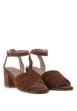 Load image into Gallery viewer, MON BEAU FINE SUEDE BLOCK HEELED SANDAL
