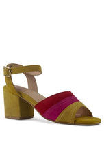 Load image into Gallery viewer, MON BEAU FINE SUEDE BLOCK HEELED SANDAL