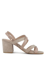 Load image into Gallery viewer, MON LAPIN HIGH BLOCK HEEL LEATHER SANDAL