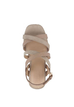 Load image into Gallery viewer, MON LAPIN HIGH BLOCK HEEL LEATHER SANDAL