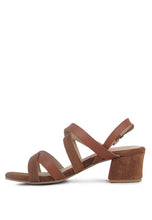 Load image into Gallery viewer, ASTRID BLOCK HEEL LEATHER SANDAL