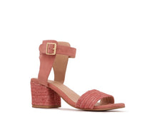 Load image into Gallery viewer, RAYNA BLUSH BRAIDED JUTE STRAP AND SUEDE SANDAL