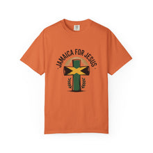 Load image into Gallery viewer, Jamaica For Jesus-Unisex Garment-Dyed T-shirt