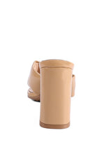 Load image into Gallery viewer, PHANTOM RUCHED HIGH HEELED THONG SANDALS