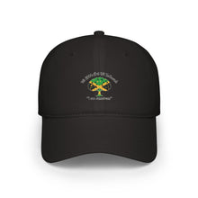 Load image into Gallery viewer, Low Profile Baseball Cap — Jamaican Roots Reggae Tree Design