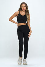 Load image into Gallery viewer, Women&#39;s Two Piece Activewear Set Cut Out Detail
