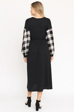 Load image into Gallery viewer, Bishop Sleeve Tea Length Dress