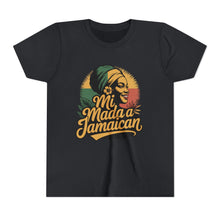 Load image into Gallery viewer, Youth Tee - "Mi Mada a Jamaican" Kids T‑Shirt