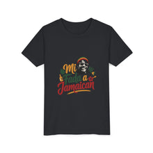 Load image into Gallery viewer, Youth Tee - "Mi Mada a Jamaican" Kids T‑Shirt
