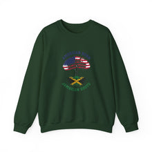 Load image into Gallery viewer, Crewneck Sweatshirt - "American Born Jamaican Roots" Flag Tree Design