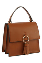 Load image into Gallery viewer, Fashion Ring Tassel Flap Crossbody Satchel