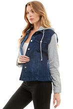 Load image into Gallery viewer, Spandex Ladies Denim Jacket
