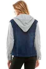 Load image into Gallery viewer, Spandex Ladies Denim Jacket
