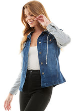 Load image into Gallery viewer, Spandex Ladies Denim Jacket