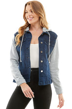 Load image into Gallery viewer, Spandex Ladies Denim Jacket
