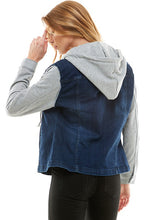 Load image into Gallery viewer, Spandex Ladies Denim Jacket