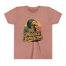 Load image into Gallery viewer, Youth Tee - "Mi Mada a Jamaican" Kids T‑Shirt