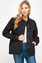 Load image into Gallery viewer, Women's Denim Jacket with Fleece Hoodies