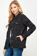 Load image into Gallery viewer, Women's Denim Jacket with Fleece Hoodies