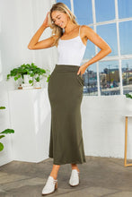 Load image into Gallery viewer, High Waist Jersey Skirt