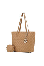 Load image into Gallery viewer, MKF Collection Tansy Quilted Tote Bag by Mia K