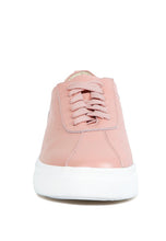 Load image into Gallery viewer, Magull Solid Lace Up Leather Sneakers