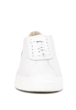 Load image into Gallery viewer, Magull Solid Lace Up Leather Sneakers