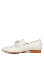 Load image into Gallery viewer, Merva Chunky Chain Leather Loafers