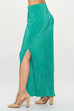 Load image into Gallery viewer, Plisse Maxi Skirt with Slit