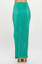 Load image into Gallery viewer, Plisse Maxi Skirt with Slit