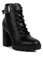 Load image into Gallery viewer, Grahams Faux Leather Lace Up Boots
