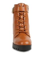 Load image into Gallery viewer, Grahams Faux Leather Lace Up Boots
