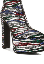 Load image into Gallery viewer, Cartier Pattern Embellishment Platform Boots
